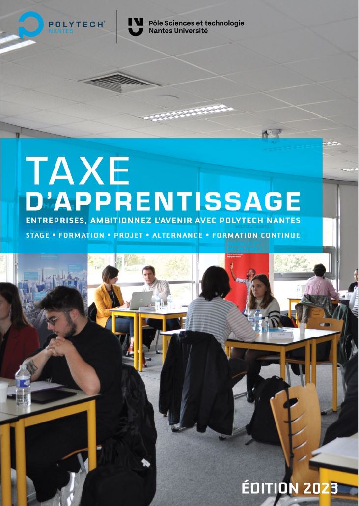 Couverture du flyer taxe d'apprentissage 2023